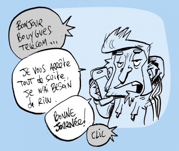 Bouygues Teleconne spam vocal des téléconseillers 01