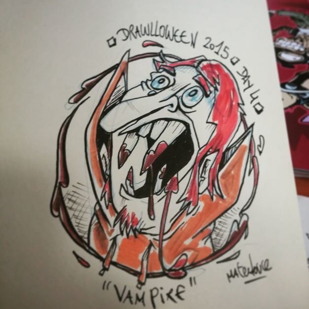 Drawlloween #04 - Vampire