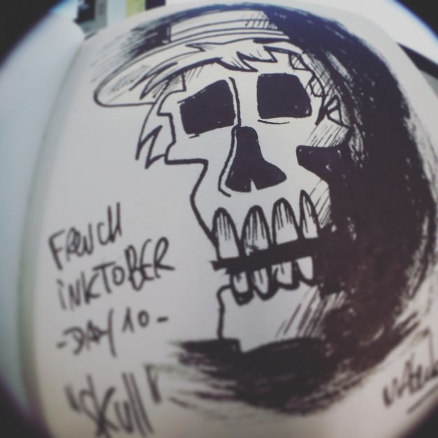 Inktober #10 - Skull