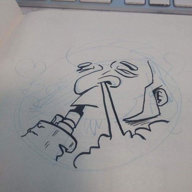 La vapote c'est ma pote croquis